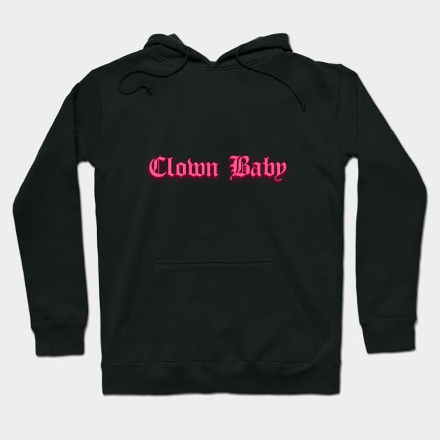 Clown Baby Hoodie by Jackal Heart Designs